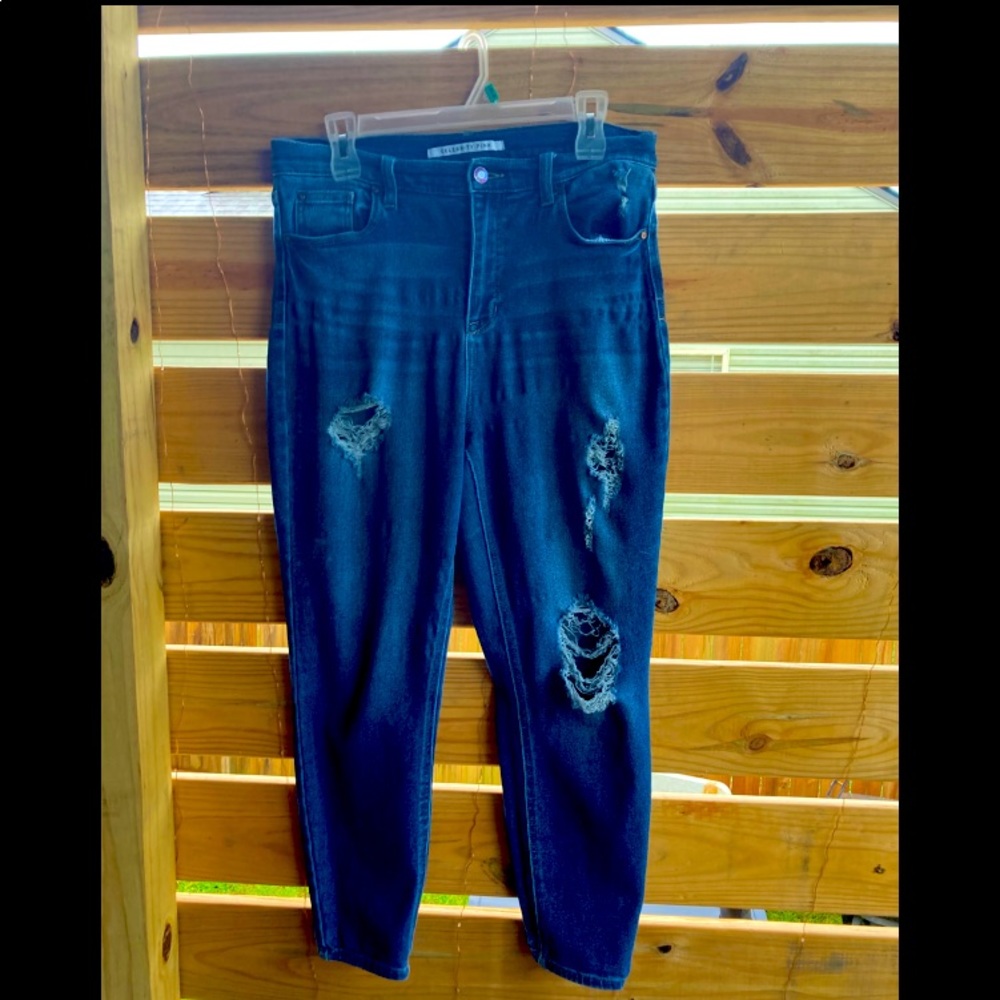 Super Skinny High Rise Jeans